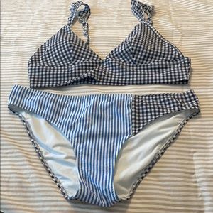 Seersucker two-tone Bikini